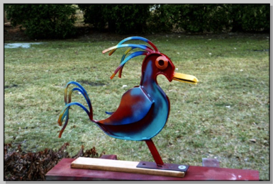Painted Bird 27” l Painted Bird 27” l